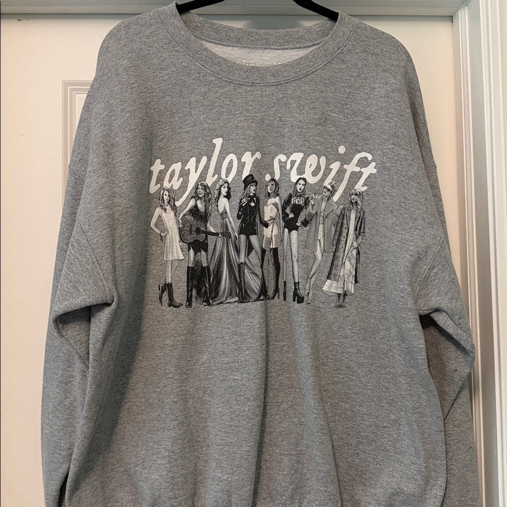 Taylor Swift Black and White Eras sweatshirt